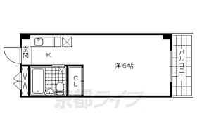 ヴィラケント 405 ｜ 京都府京都市伏見区西大黒町（賃貸マンション1K・4階・20.09㎡） その2