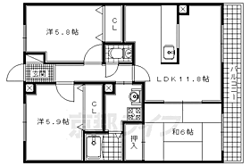 京都府木津川市梅美台1丁目（賃貸マンション3LDK・3階・66.00㎡） その2