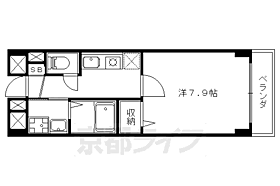 ロ・クレール 205 ｜ 京都府京都市山科区大宅打明町（賃貸マンション1K・2階・27.25㎡） その2