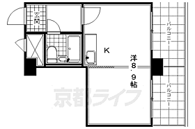 京都府京都市南区東九条北松ノ木町（賃貸マンション1R・7階・21.45㎡） その2