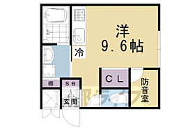 Ｂｅｌｓ－ＲＪ 103 ｜ 京都府京都市山科区安朱南屋敷町（賃貸アパート1R・1階・27.80㎡） その2