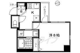 京都府京都市南区東九条西明田町（賃貸マンション1K・4階・27.07㎡） その2