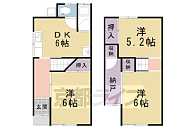 大塚北溝町貸家 xx ｜ 京都府京都市山科区大塚北溝町（賃貸一戸建3DK・--・54.17㎡） その2