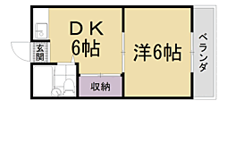 間取図画像 1DK