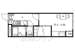 レオパレス二条城北 1階/114