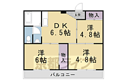 メーゾンヴィオレット 3DKの間取図画像