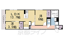 アレ・デ・フルール西向日駅前　Ａ棟 3階
