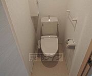 清潔感のあるトイレです。