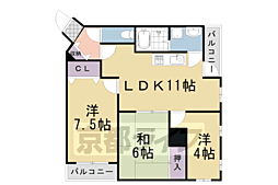 ラビリントカワシマ 3LDKの間取図画像