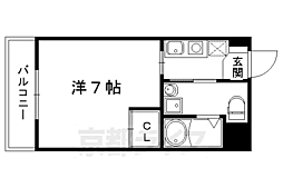 AtelierB4 1Kの間取図画像