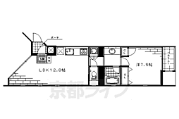 Schwalbe 1LDKの間取図画像