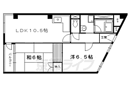 京福修学院マンション 2階/208