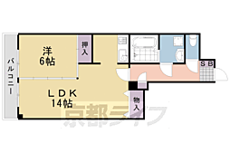 SYグランドビル 2LDKの間取図画像