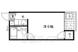 八千代ビル 1Kの間取図画像