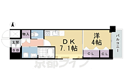 京都市営烏丸線 十条駅 徒歩5分 6階/-