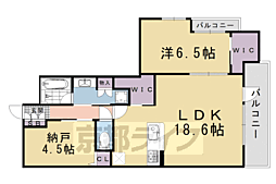 ユニハイム京都七条通り 1SLDKの間取図画像