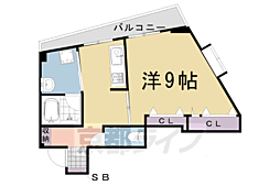 シオン 1LDKの間取図画像