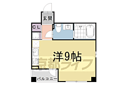 Ranz三条Ogawa ワンルームの間取図画像