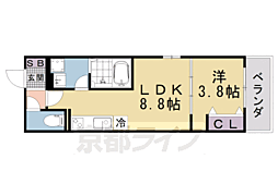 フォレ山科 2階/202