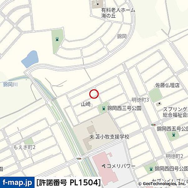 地図を拡大表示