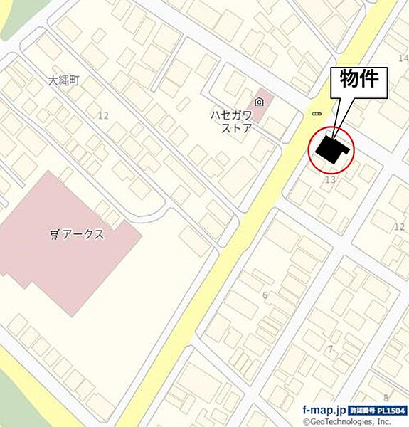 地図を拡大表示
