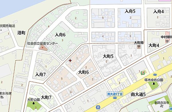 地図を拡大表示