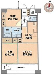 間取図画像 3DK
