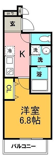 フジパレス甲子園口サウス 102｜兵庫県西宮市甲子園口5丁目(賃貸アパート1K・1階・26.22㎡)の写真 その2