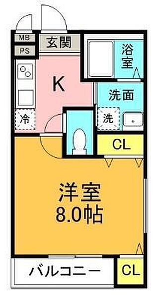 フジパレス西宮鳴尾VI番館 201｜兵庫県西宮市鳴尾町2丁目(賃貸アパート1K・1階・27.80㎡)の写真 その2