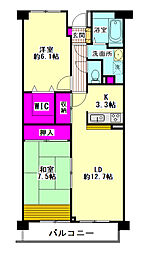 ぐりイエ 2LDKの間取図画像