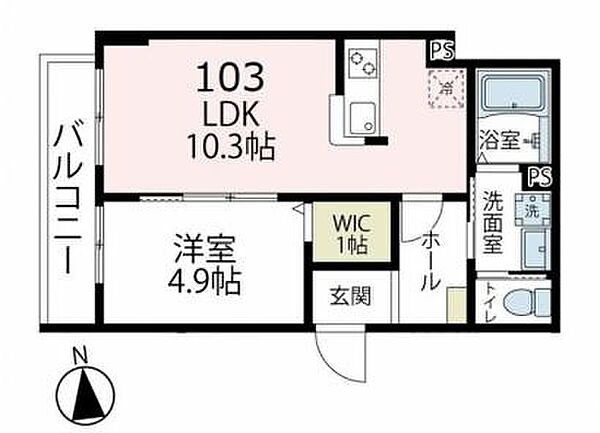 神奈川県横浜市港北区樽町3(賃貸アパート1LDK・1階・37.82㎡)の写真 その2