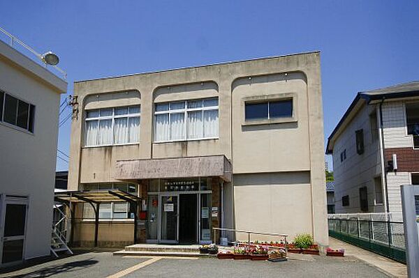 Beautiful mountainous landscape with colorful sky