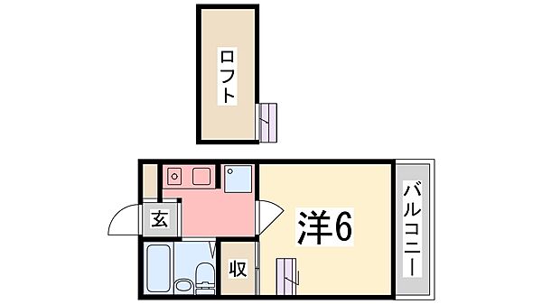 グレイスメゾン新在家 101｜兵庫県姫路市新在家中の町(賃貸アパート1R・1階・18.00㎡)の写真 その2