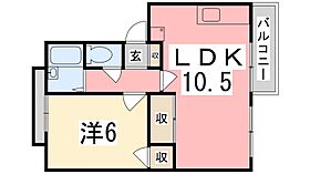 ファミリーハイツ 202 ｜ 兵庫県姫路市宮上町１丁目（賃貸アパート1LDK・2階・37.44㎡） その2