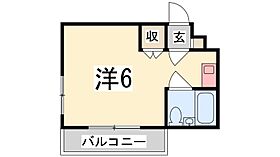 コイデハイツ 207 ｜ 兵庫県姫路市伊伝居（賃貸マンション1R・2階・22.00㎡） その2