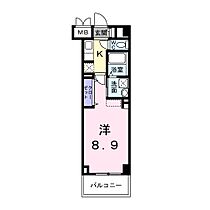 ザ　ベース東姫路 405 ｜ 兵庫県姫路市市之郷（賃貸マンション1K・4階・30.98㎡） その2