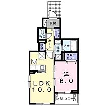 ラフレシール・ベルV 104 ｜ 兵庫県姫路市岡田（賃貸アパート1LDK・1階・41.53㎡） その2