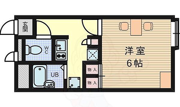 大阪府高槻市東五百住町３丁目(賃貸マンション1K・1階・20.28㎡)の写真 その2