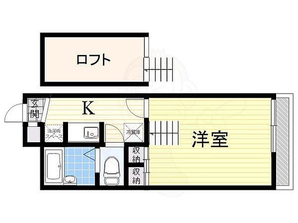 大阪府高槻市氷室町２丁目(賃貸アパート1K・1階・19.87㎡)の写真 その2