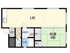 大阪府高槻市野田２丁目（賃貸マンション1LDK・2階・40.00㎡） その2