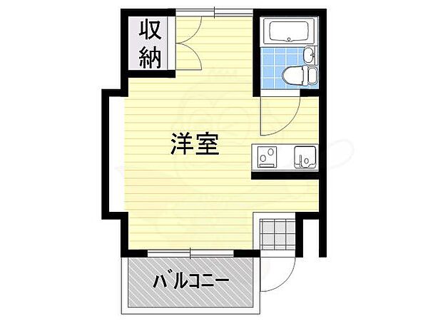 大阪府茨木市総持寺２丁目(賃貸マンション1R・3階・18.00㎡)の写真 その2