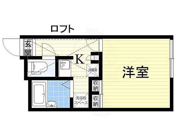 大阪府高槻市安満西の町(賃貸アパート1K・1階・20.28㎡)の写真 その2