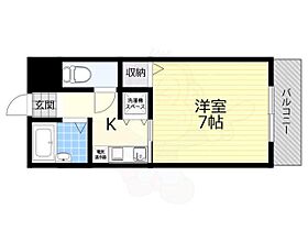 大阪府高槻市奈佐原２丁目（賃貸マンション1K・5階・22.09㎡） その2