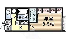 大阪府高槻市安満西の町30番3号（賃貸アパート1K・1階・23.18㎡） その2