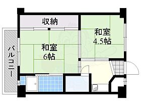 大阪府茨木市高田町（賃貸マンション2K・2階・28.98㎡） その2