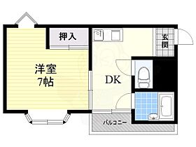 大阪府高槻市川西町１丁目10番3号（賃貸マンション1DK・1階・23.00㎡） その2