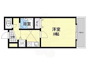 大阪府茨木市総持寺駅前町（賃貸マンション1K・4階・25.00㎡） その2