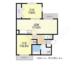 大阪府高槻市松川町（賃貸マンション2LDK・4階・55.40㎡） その2