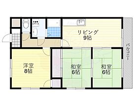 大阪府高槻市郡家新町（賃貸マンション3LDK・3階・63.00㎡） その2