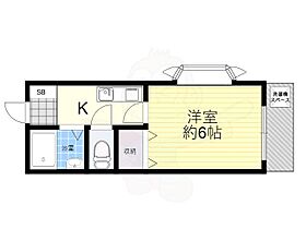 大阪府高槻市八丁畷町（賃貸マンション1K・3階・21.60㎡） その2